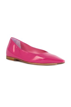 Fuchsia patent leather ballerina MARA BINI | U312SFUXIA